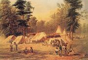 Conrad Wise Chapman Confederate Camp at Corinth oil painting artist